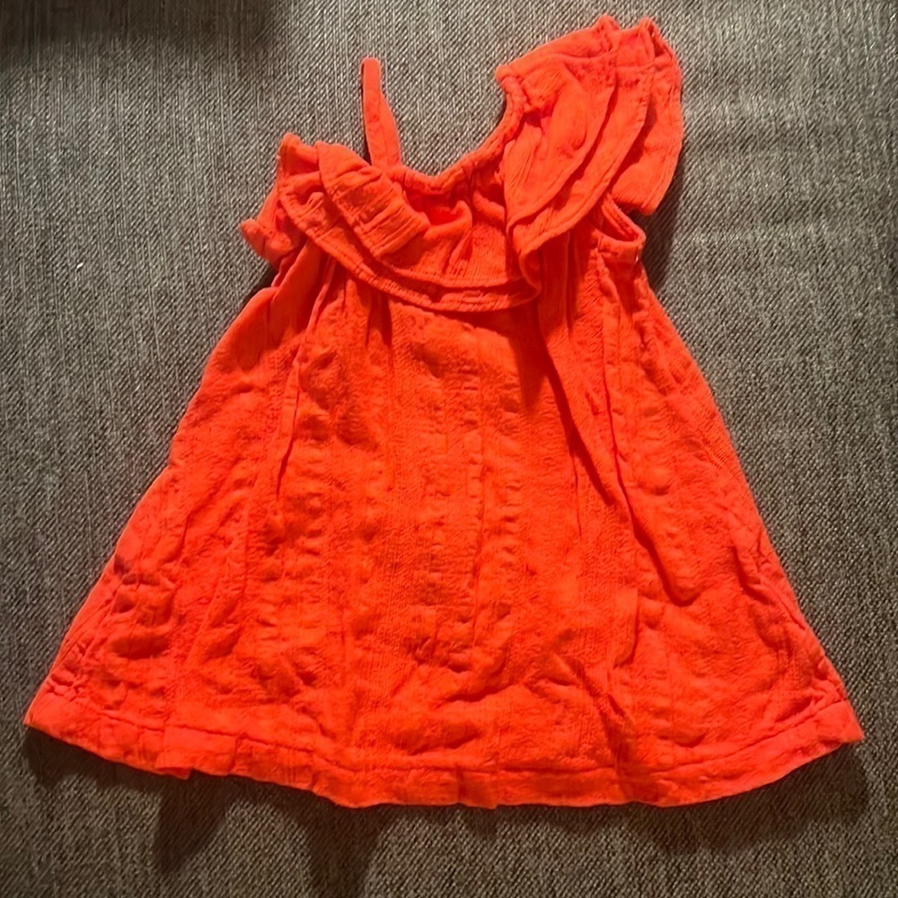 Orange Summer Dress for Babies